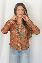 Western Huge Double-Strand Faux Turquoise Squash Blossom Statement Necklace — 32 Inch