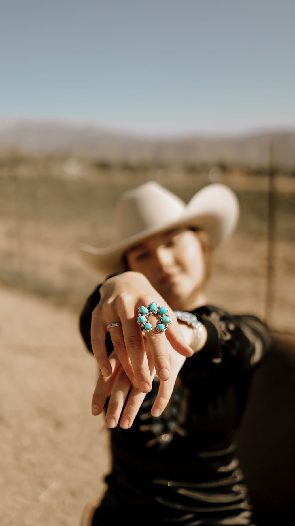 RITA DAWES TURQUOISE NAJA RING