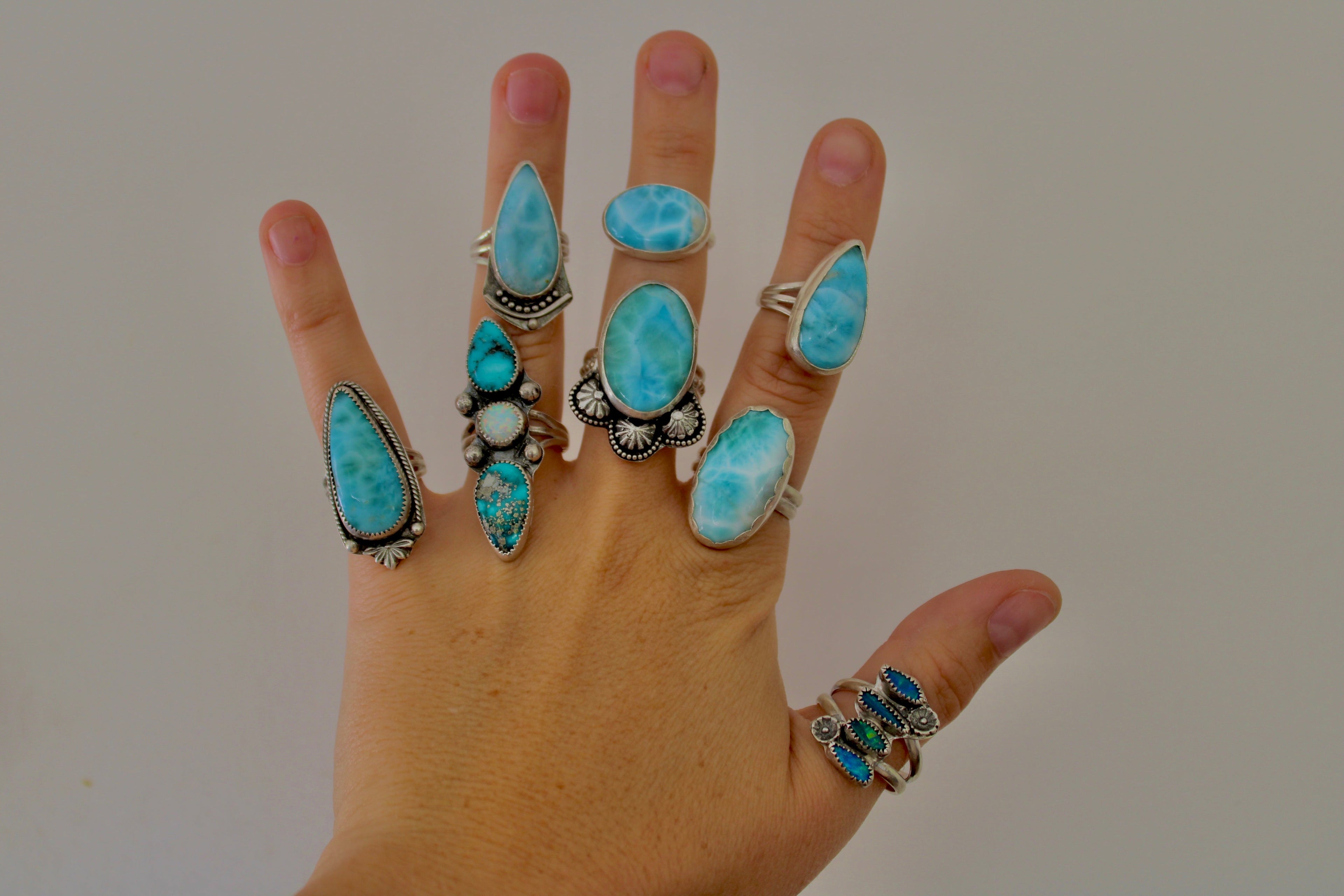 Size 5.5- Larimar Ring