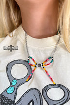 Bandera Bow Necklace