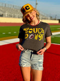 Gold Touchdown with Sequin Football by Randi Mahomes