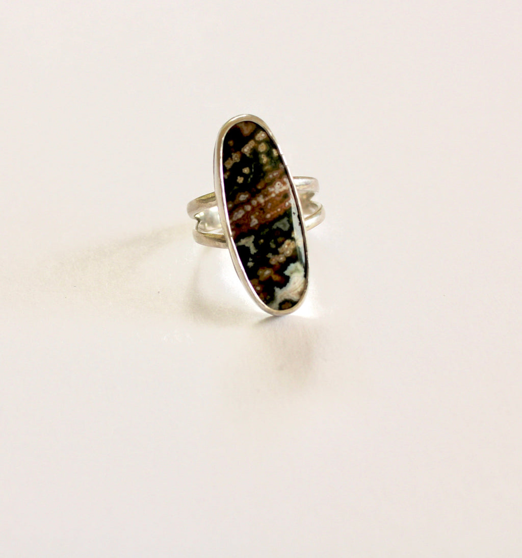 Size 9 3/4 Ocean Jasper Ring