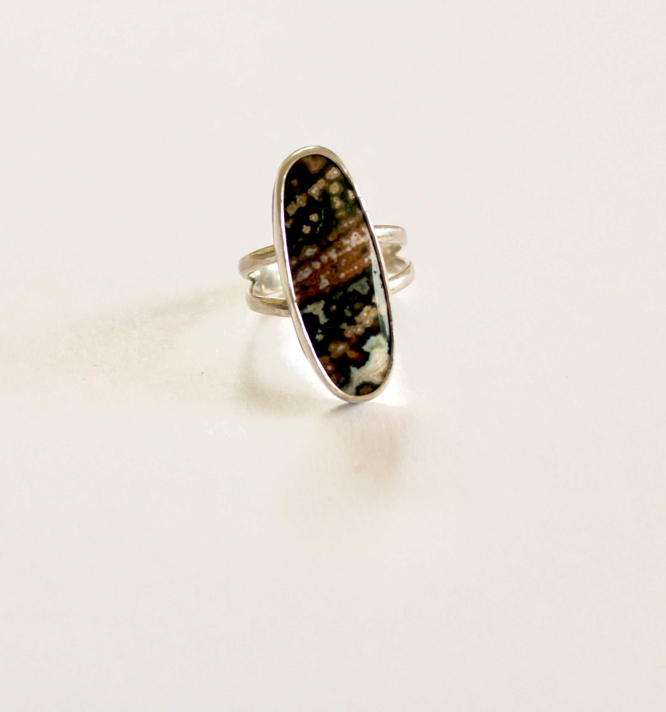 Size 9 3/4 Ocean Jasper Ring
