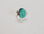 Size 8.5 Blue Gem Turquoise Ring