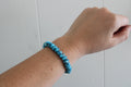 Blue Copper Turquoise beaded bracelet