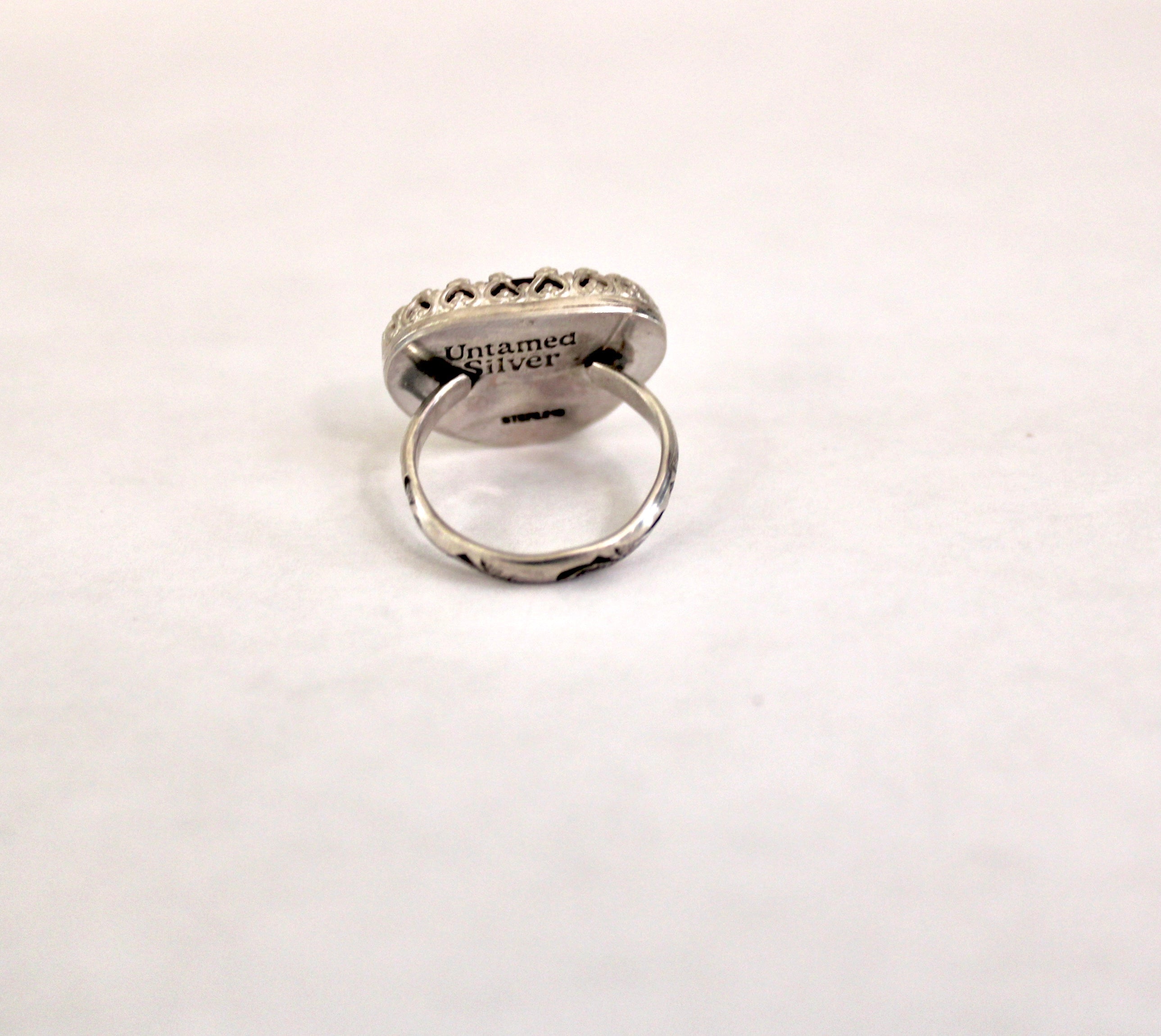 Jasper Heart Ring- size 7