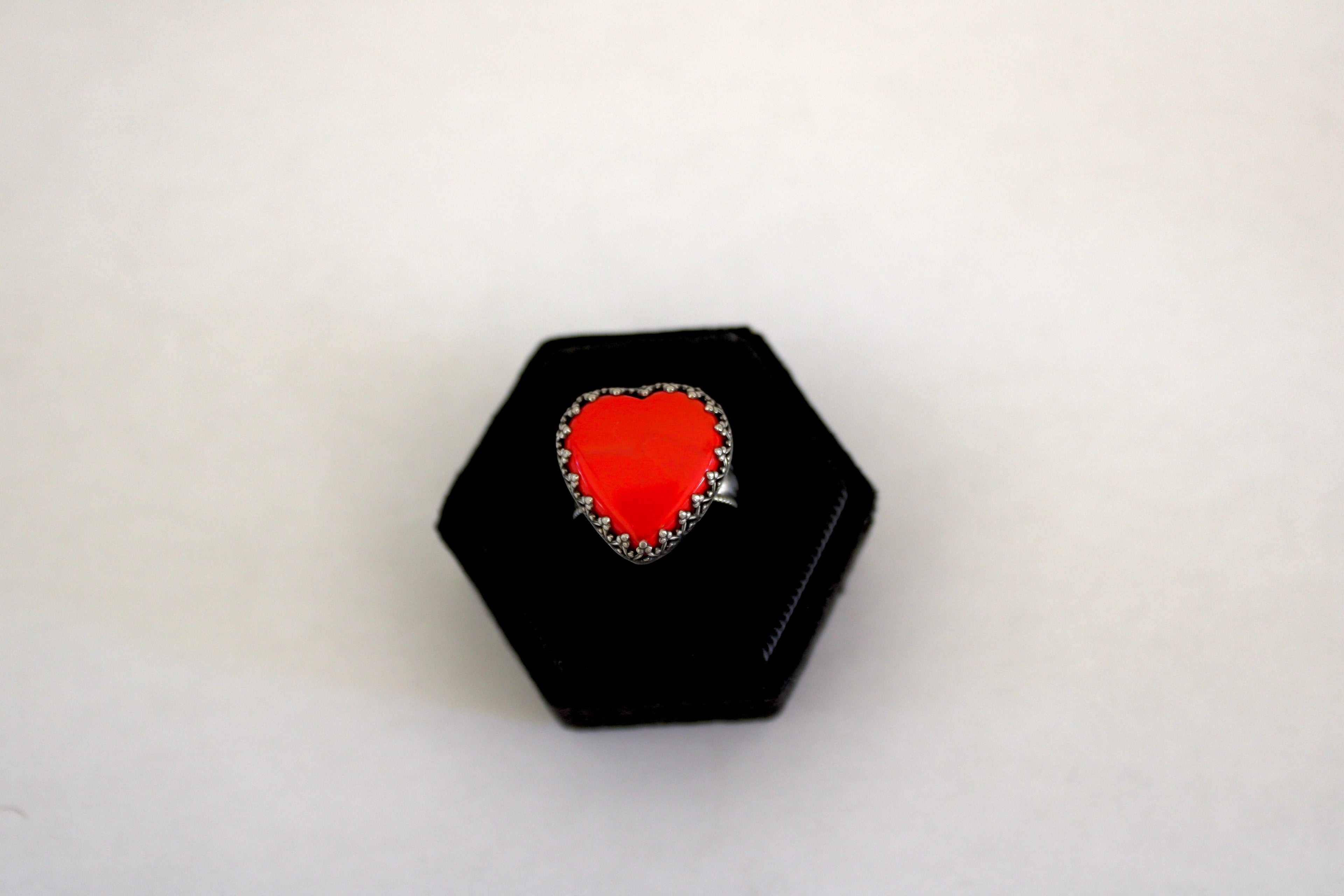 Rosarita Heart Ring- Size 7