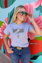 Leopard Boot Stitch Tee