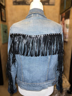 FRINGE JEAN JACKET