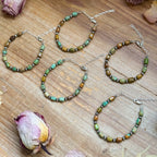Polish turquoise and Sterling Silver Pearls Bracelet