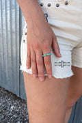 Tipsy Turquoise Stretch Ring