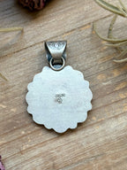 Sterling Silver Paloma Variscite Cluster Pendant – Handmade by Artist Shay Pfeiffer