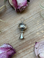 Sterling Silver Fancy Sun Ray Blossom Pendant – Hand Milled by Jason Ogg
