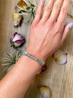 Sterling Silver Hudson Feather Cuff – Fits 7.5” Wrist – Handmade by Artist Jason Ogg