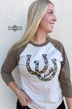 Lucky Horseshoe RAGLAN