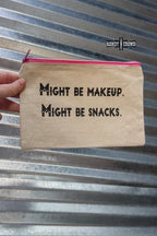 Might Be Snacks Cosmetic Bag