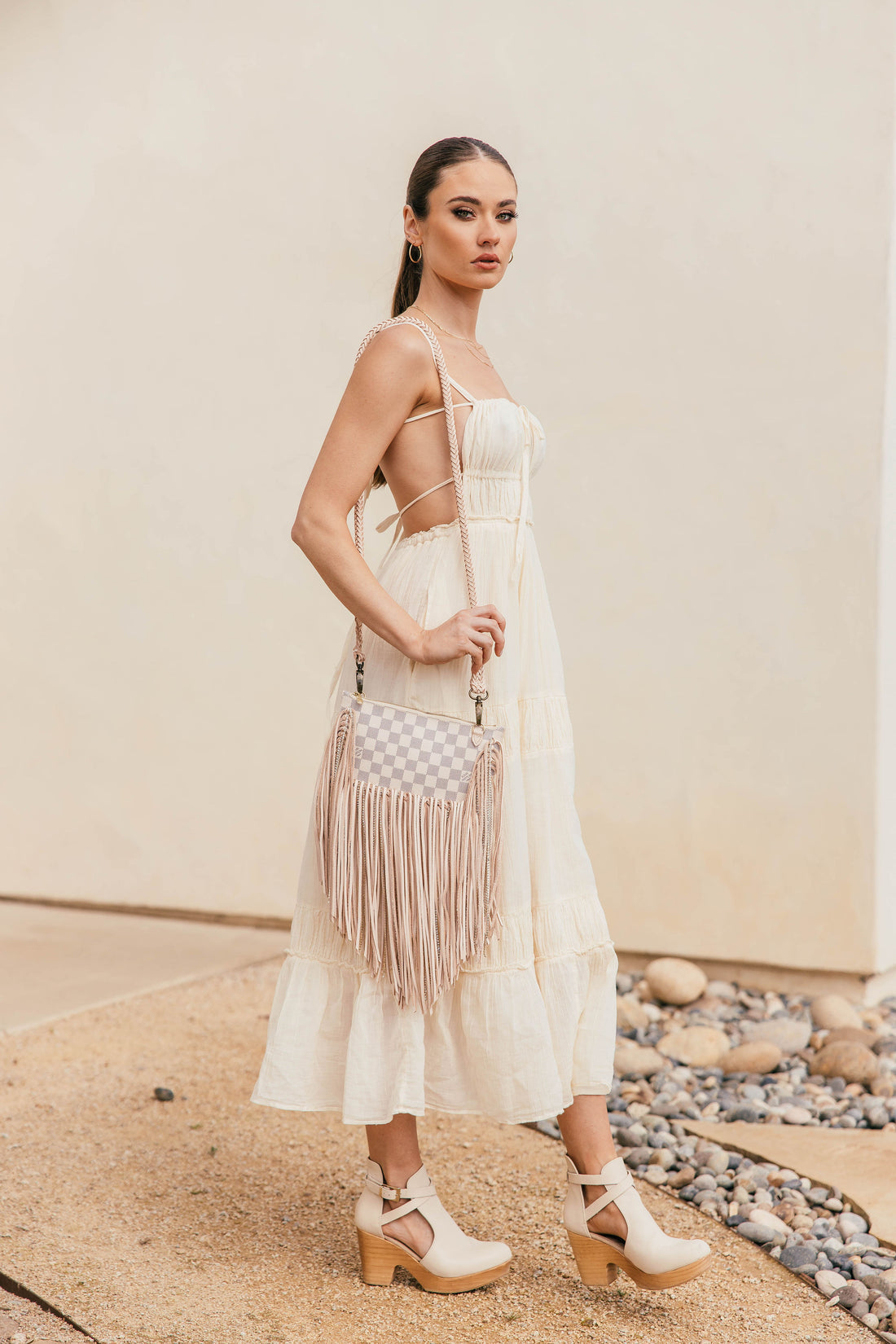 NOMAD BLANCA WITH RHINESTONES