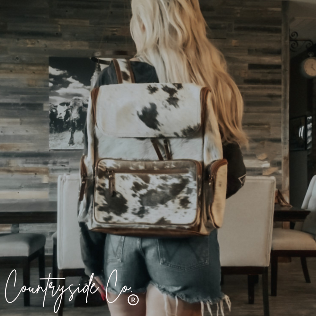 Boulder Cowhide Conceal Carry Backpack