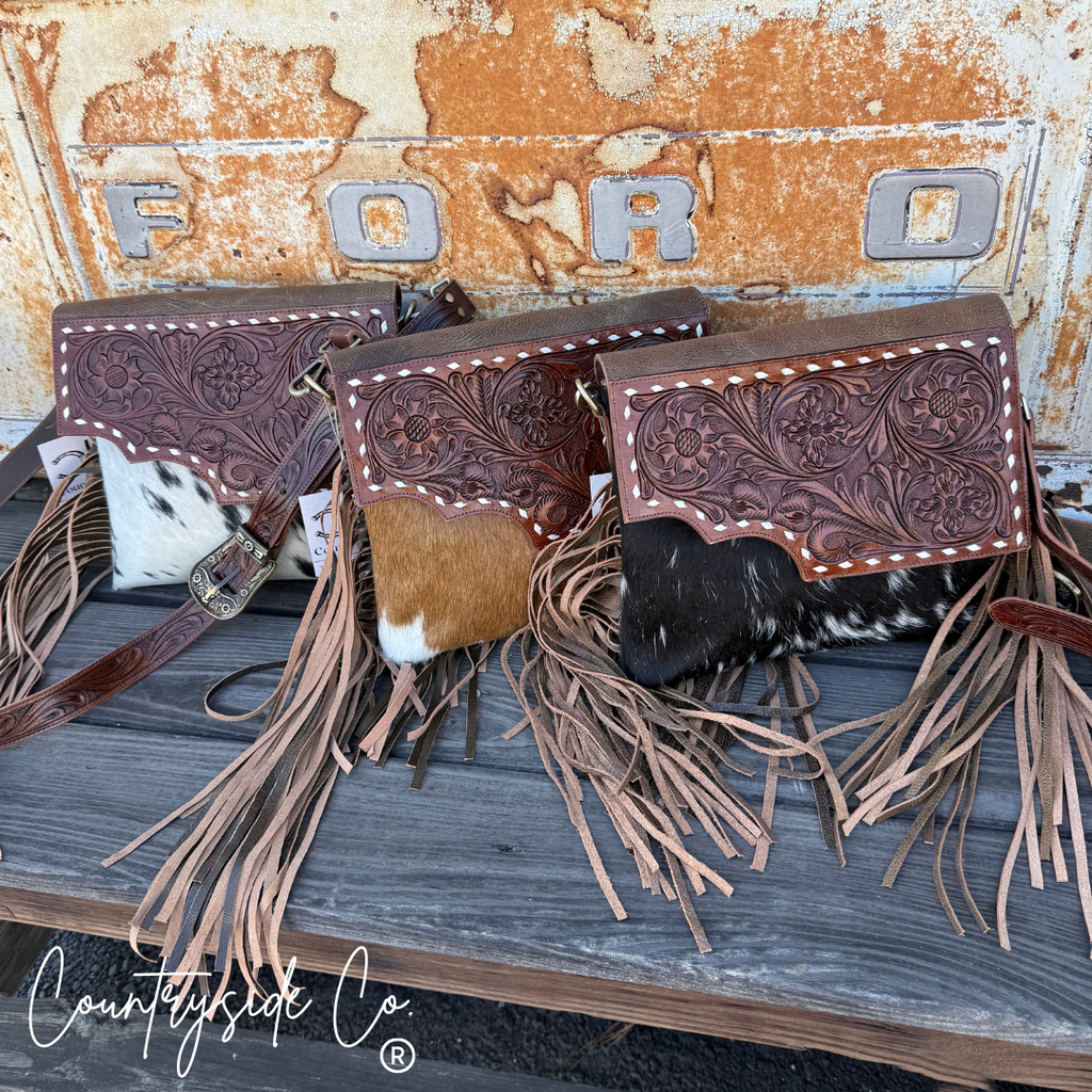 Georgia Conceal Carry Tooled Leather Purse