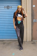 Ruffled Cup Pants