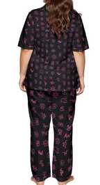 Neon Spur Brand Babe 2 Piece Pajamas Pants Set