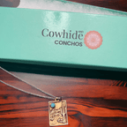 Brass & Sterling Cactus Desert Scenery Pendant with Kingman Turquoise — 18" Sterling Chain Included