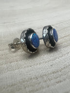 Carina Leekity Zuni Opalite Sterling Silver Post Earrings — Small But Not Petite