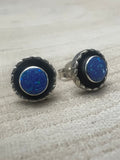 Carina Leekity Zuni Opalite Sterling Silver Post Earrings — Small But Not Petite