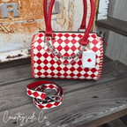 Aces High Decorated Checkered Speedy Bag