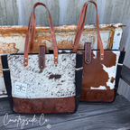 Darby Cowhide Carry All Overnight Bag