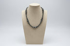 Desert Pearl Graduated Silver Western Necklace — 18 Inch