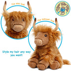 Henley the Scottish Highland Cow 11" Plush — Western Farm Friend