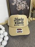 "Honky Tonks & Dive Bars" Trucker Hat — Otto 5-Panel Foam Front with Breathable Mesh Back