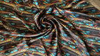 Wild Rag 100% SILK Seed Bead Native Style Cowboy Western Neck Scarf Bandanna by Double B Wild Rags