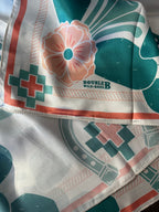 Wild Rag 100% SILK Desert Cowgirl and Cactus Cowboy Neck Scarf Bandanna by Double B Wild Rags
