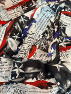 Wild Rag 100% Silk Patriotic We the People 2nd Amendment Cowboy Western Neck Scarf Bandanna by Double B Wild Rags