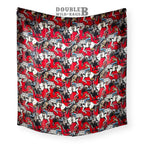 100% Silk Wild Rag Roughstock Riders Saddle Bronc Bareback Bull rider on Red neck scarf by Double B Wild Rags