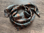 100% Silk Wild Rag Classic Paisley Red Brown Pink Black Purple Blue by Double B Wild Rags