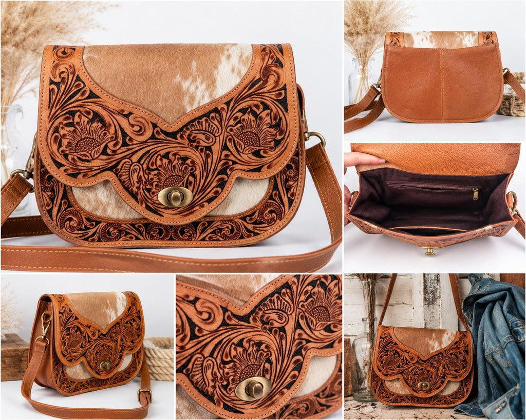 Canyon Floral Western Crossbody Purse by Double B