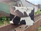 Genuine Cowhide Leather accordion style purse