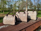 A Cowgirls Promise - western wedding bridal leather barrel speedy bag purse by Double B