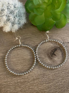 Silver Plated Hoop Earrings