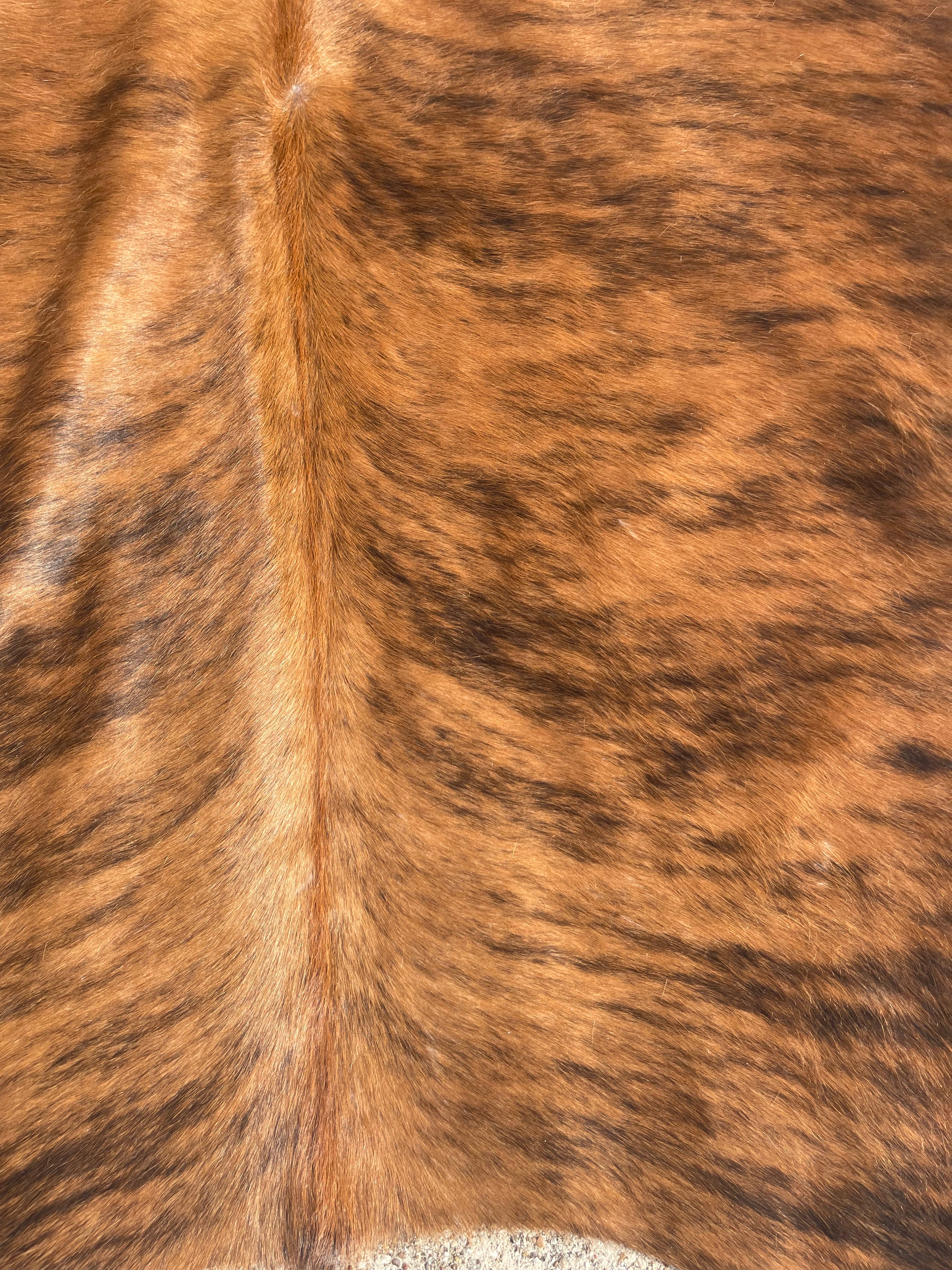Beautiful Brindle 5 Foot Cowhide Rug