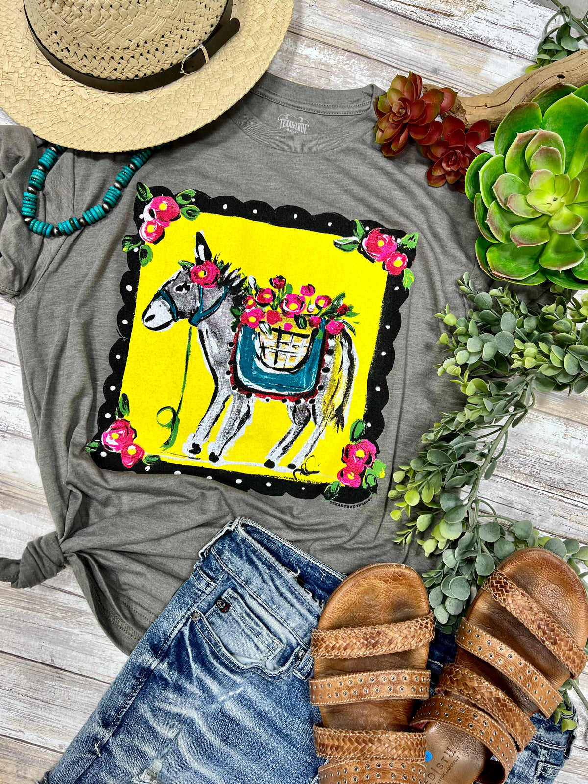 Callie Ann Stelter Hand Painted Burro