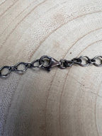 Tia Long Navajo Handmade LARGE Sterling Silver Spiny Oyster Necklace — 18" (Premium Size)