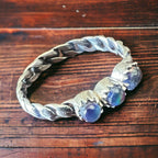 Lux Aurora Opal Sterling Silver Stacker Ring — Western Layering