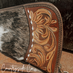 El Dorado Tooled Leather and Cowhide Carry Case