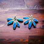 Opalite & Sterling Silver Post Earrings — Refined Western Daily Statement