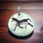 Petite Sterling Silver Horse Charm/Pendant — Minimalist Western Equestrian Statement