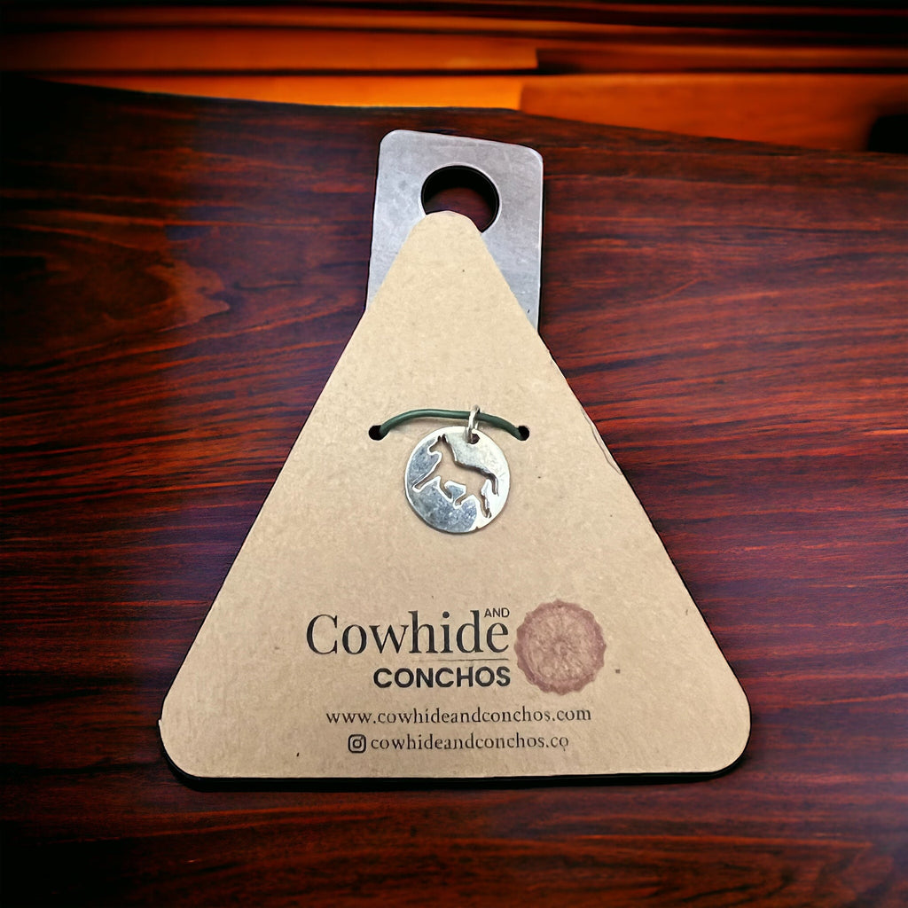Petite Sterling Silver Horse Charm/Pendant — Minimalist Western Equestrian Statement